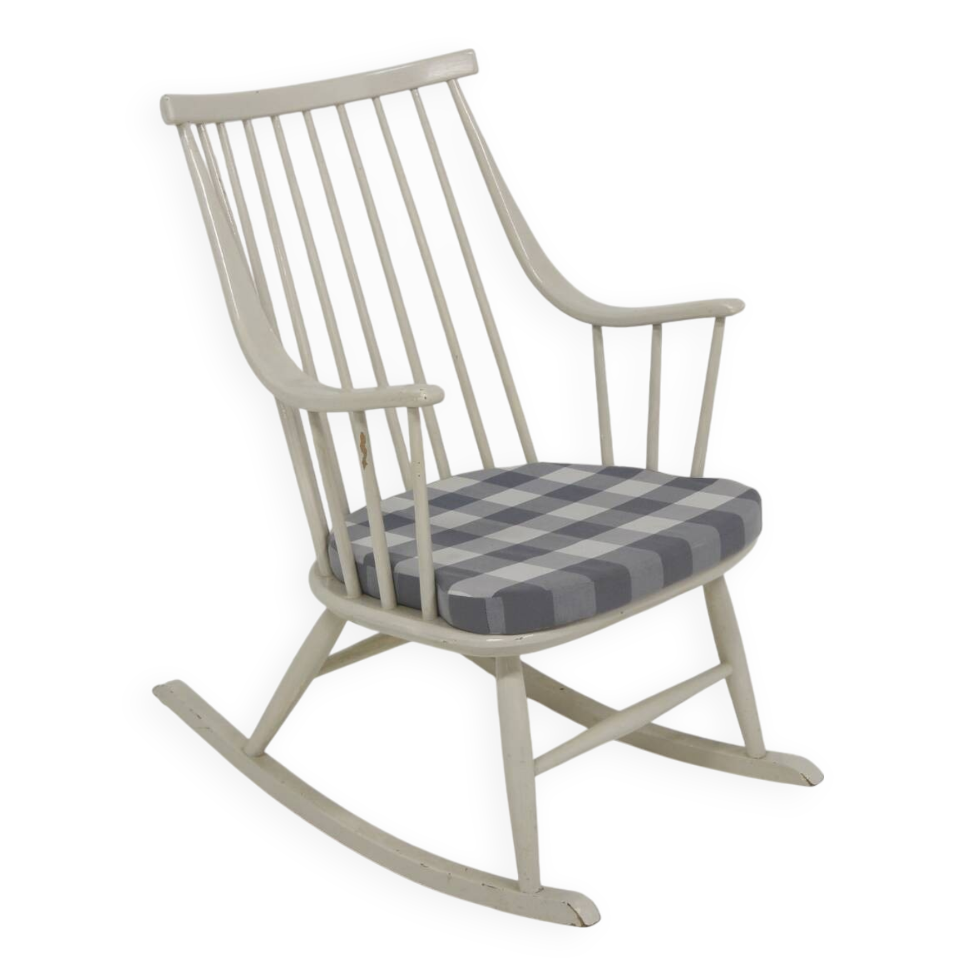 Scandinavian rocking chair "Bohem", Lena Larsson, Sweden, 1960
