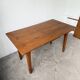 Extendable farmhouse table in oak