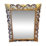 Golden rocaille mirror