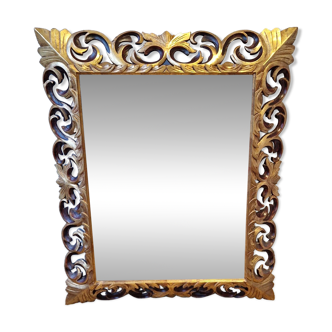 Golden rocaille mirror