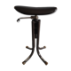Tabouret industriel de métier réglable en hauteur assise skaï