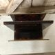 Old door reviews plexiglas curved marbled + baguettes brass vintage