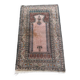 Turkish silk rug shabby vintage, 128x79cm tribal clearance 2510