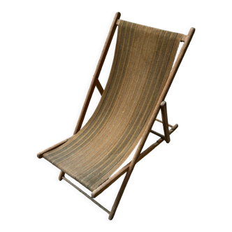 Transat vintage chaise longue 1960/70