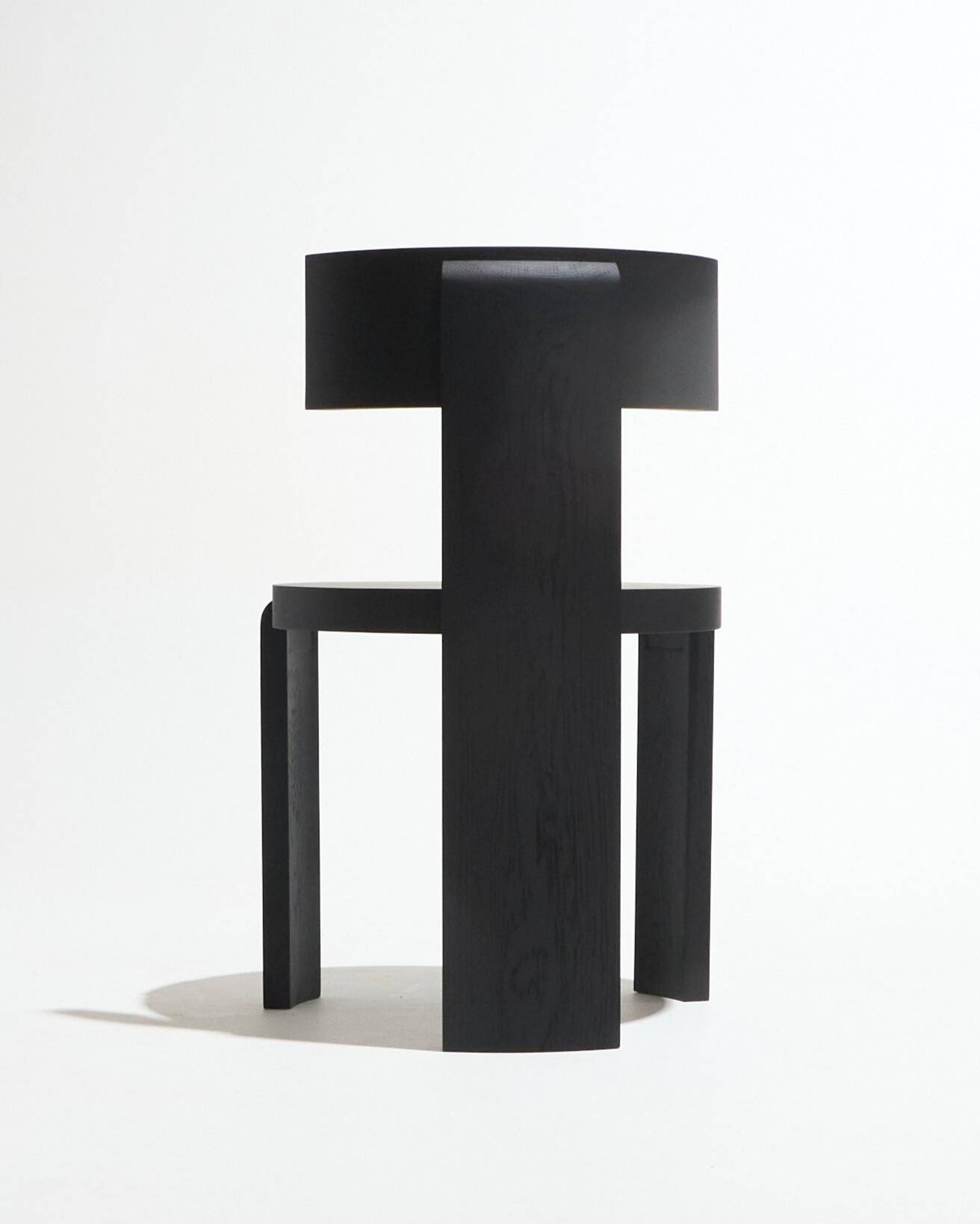 Spina chair in black wood