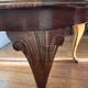 Round coffee table in Louis XV style, with sun cane and glass top.