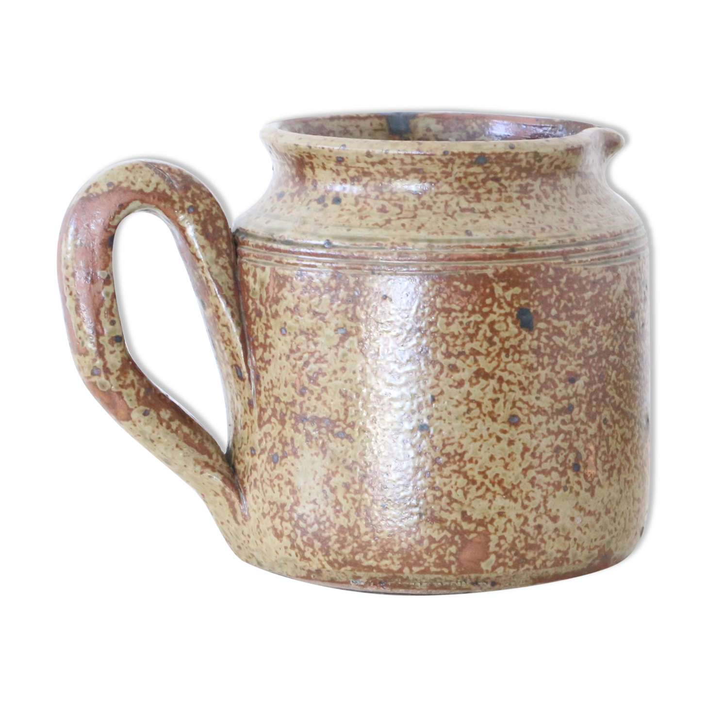 Pyrite sandstone jug, vintage