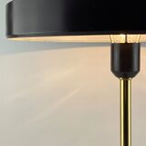 Brown and gold table lamp Timor 69 by Louis Kalff for Philips