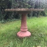 Concrete garden table