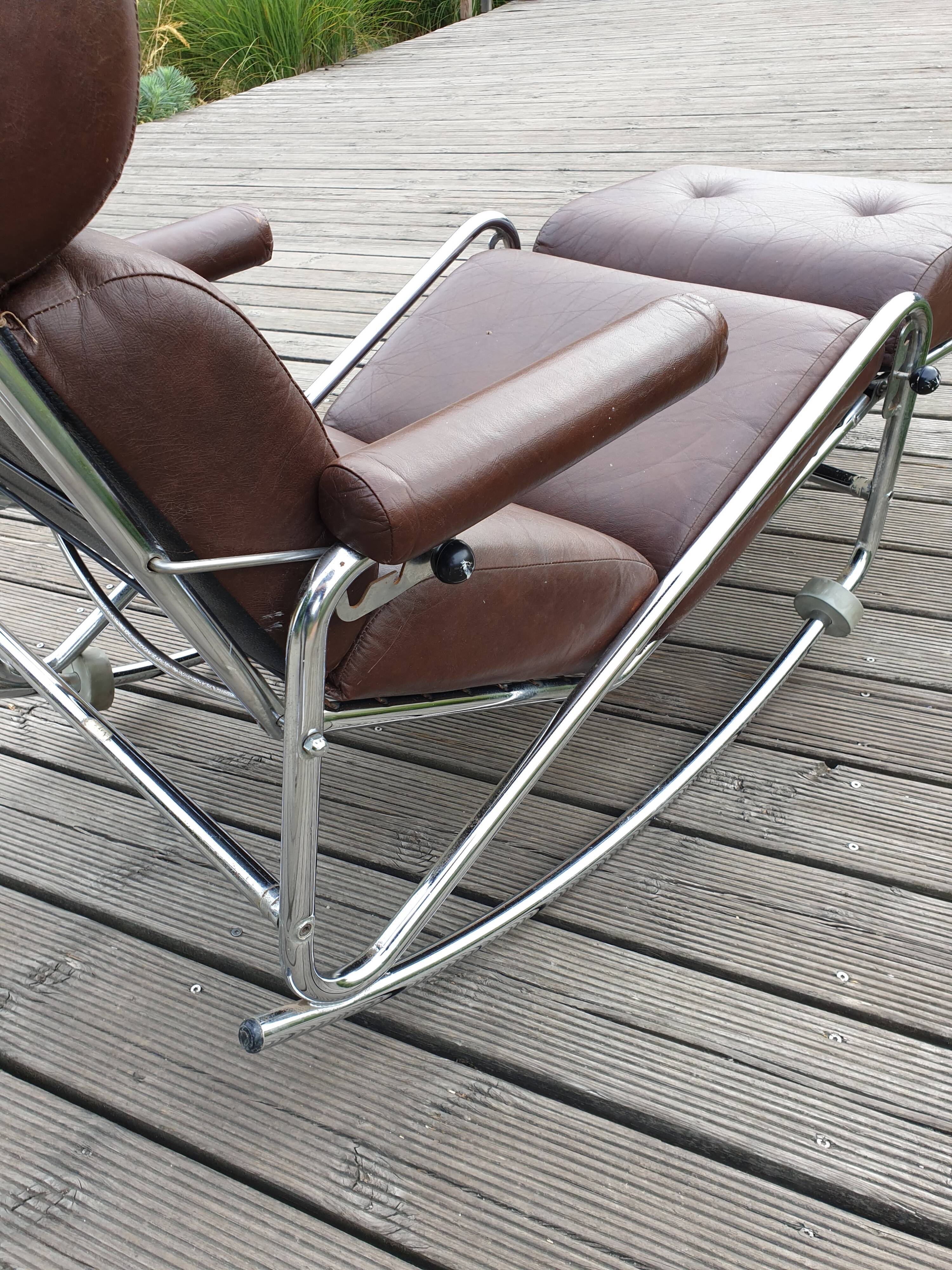 Fauteuil à bascule Lounge Chair Lama 1960