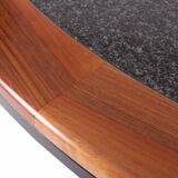 Table design de style yacht ronde 1980