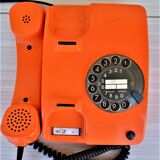 Siemens vintage orange phone, 70s
