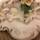 Ancient candlestick two porcelain branch