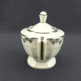 Art Deco tête-à-tête in Limoges porcelain by Legrand