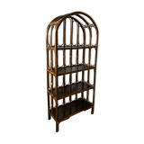 Rattan bookcase shelf