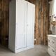 Parisian wardrobe with white patina