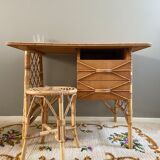 Bureau en rotin