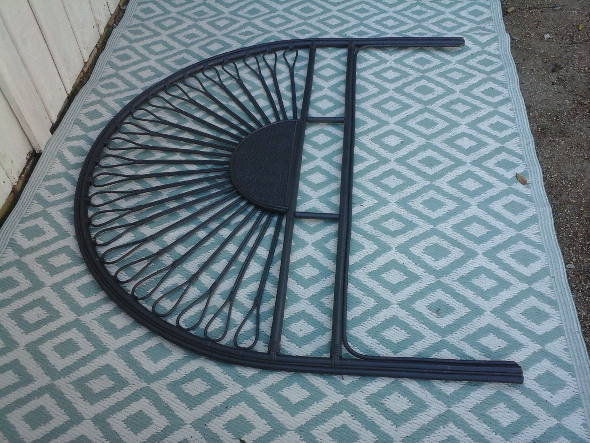 Headboard rattan for 2 people