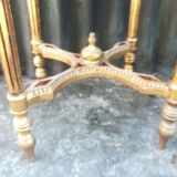 Louis XVI style harness in gilded wood and marble