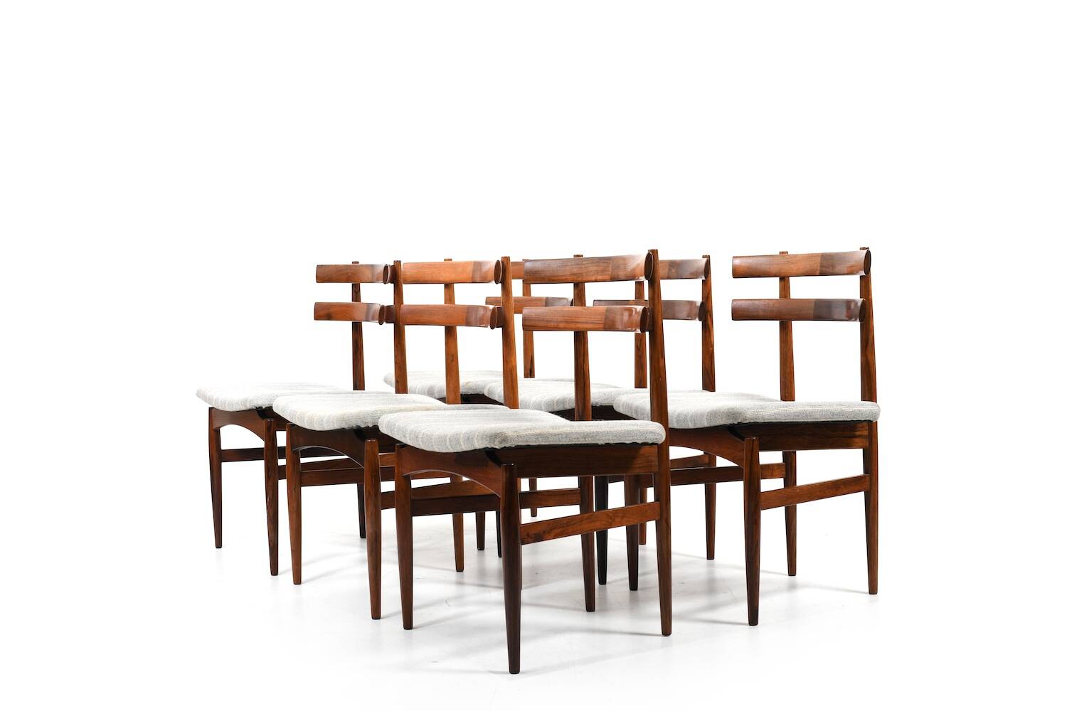 Set of six Poul Hundevad Model 30 Chairs 1960s