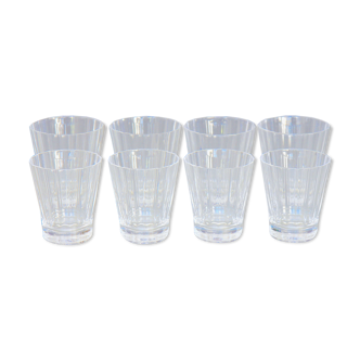 Huit verres en cristal Paloma Picasso pour Villeroy et Boch