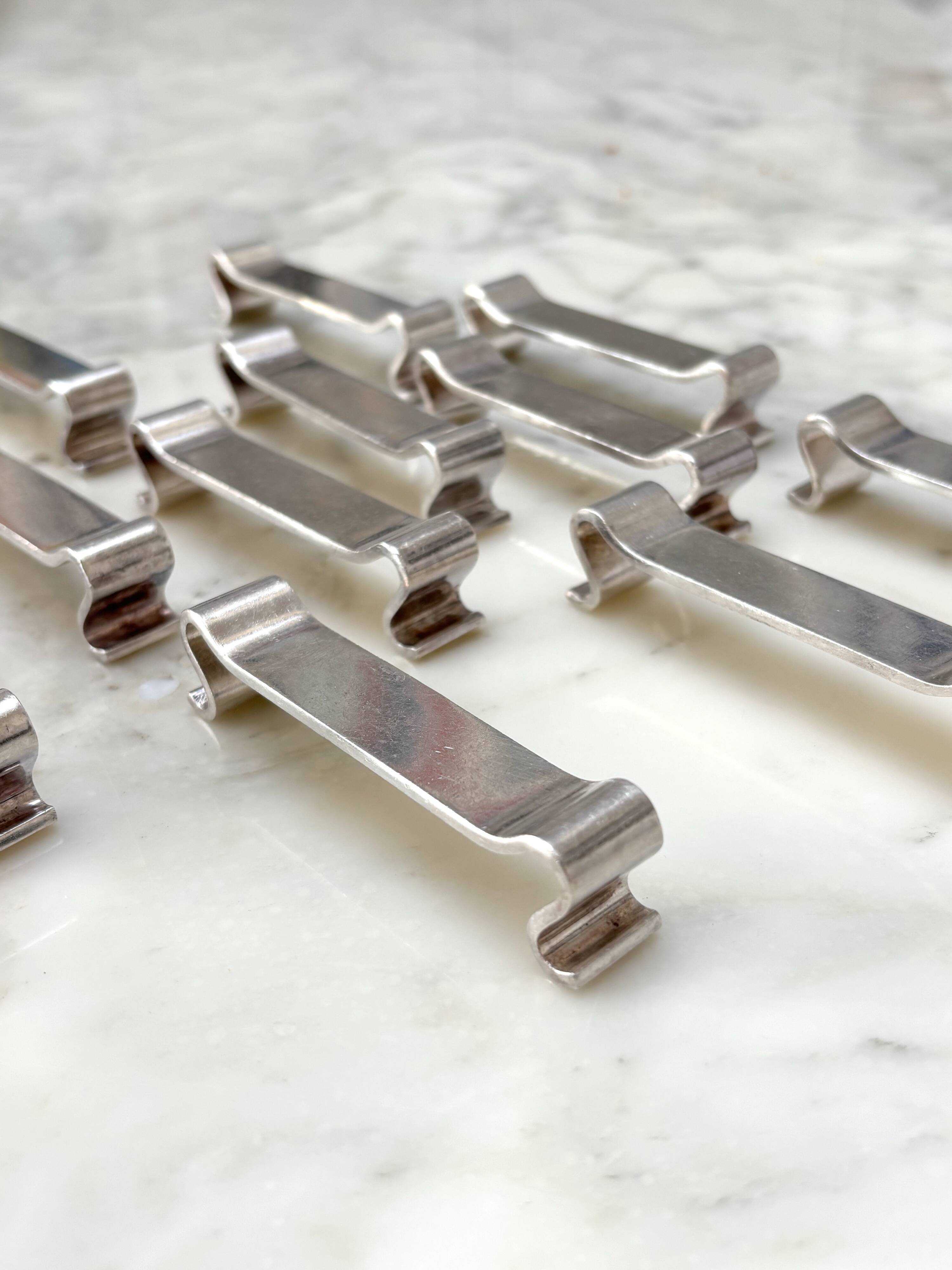 12 knife holders Gallia collection - Christofle in silver metal