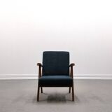 Mid Century Easy Chair Model B - 310 Var in Blue Boucle