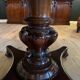 19th century almost square antique mahogany dining table.