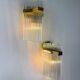 Pair of Gaetano Sciolari wall lights for Lightolier, Italy, circa 1970