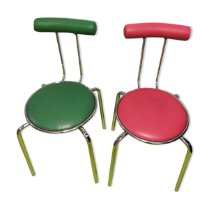 2 chaises design italie