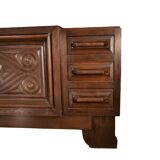 Large solid oak sideboard by André Le Picard 1950