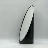 Unghia / lipstick lacquered black tabletop mirror, 70s