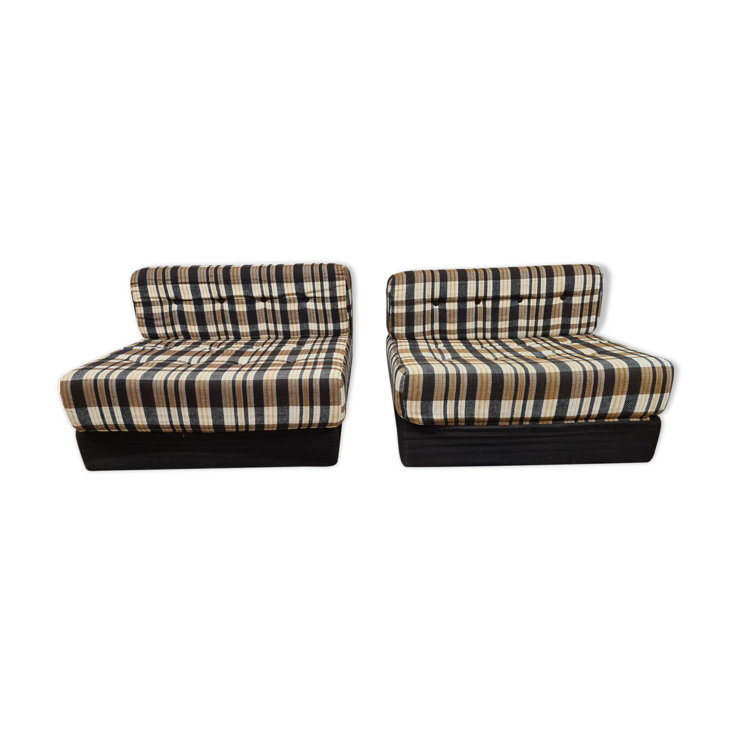 Paire de fauteuil lounge année 70' vintage
