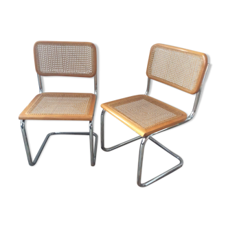 Lot de 2 chaises par Marcel Breuer Cesca B32