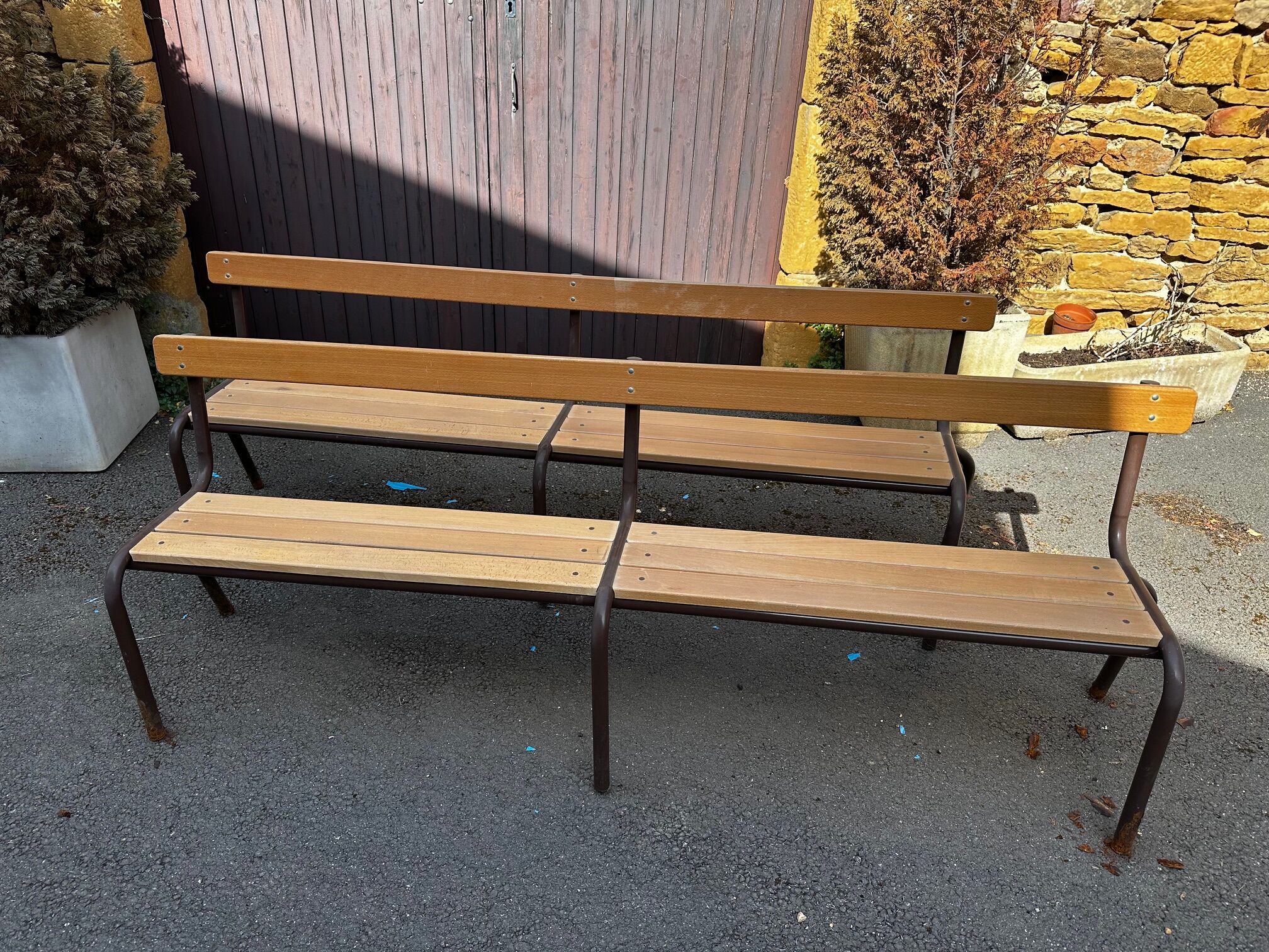 Paire de bancs
