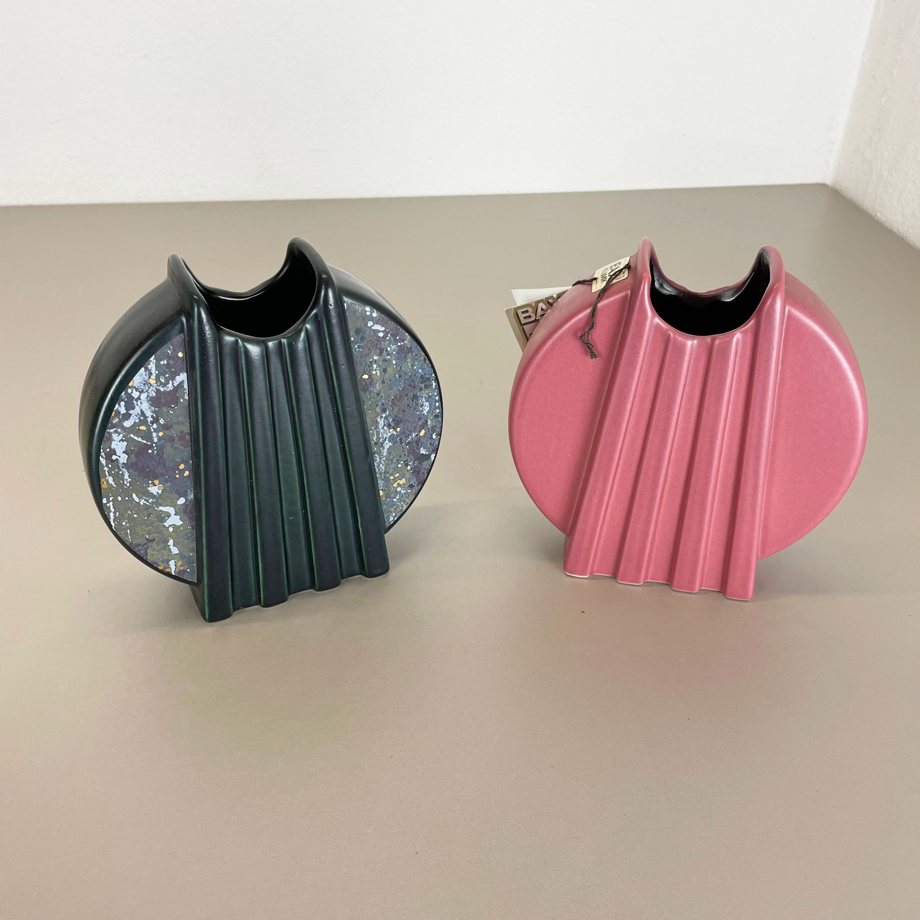 Set of 2  vases Bay Ceramics Germany, 1980s