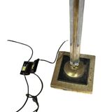 Maison Roméo: pair of large columnar floor lamps circa 1970