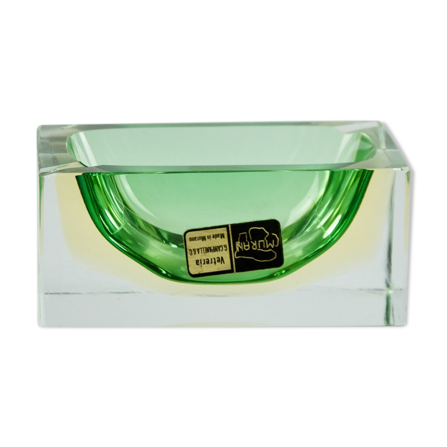 Ashtray Murano Sommerso 1970