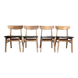 Ensemble de 4 chaises "design scandinave"
