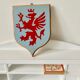 Blason écusson en bois décoration murale enfant