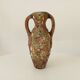 Vintage 70s amphora vase with volcanic effect