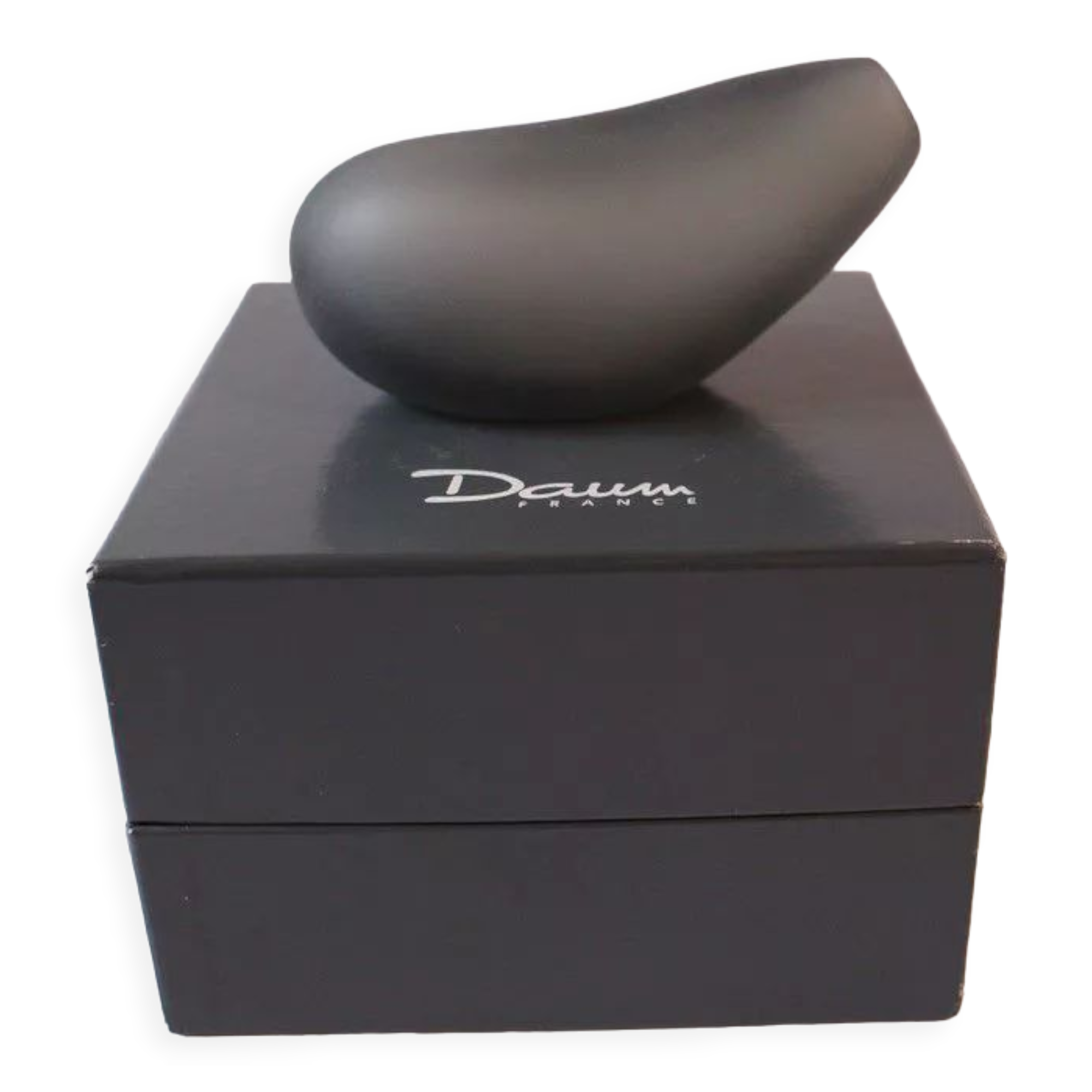 Cocoon vase philippe starck - daum "strangeness" grey