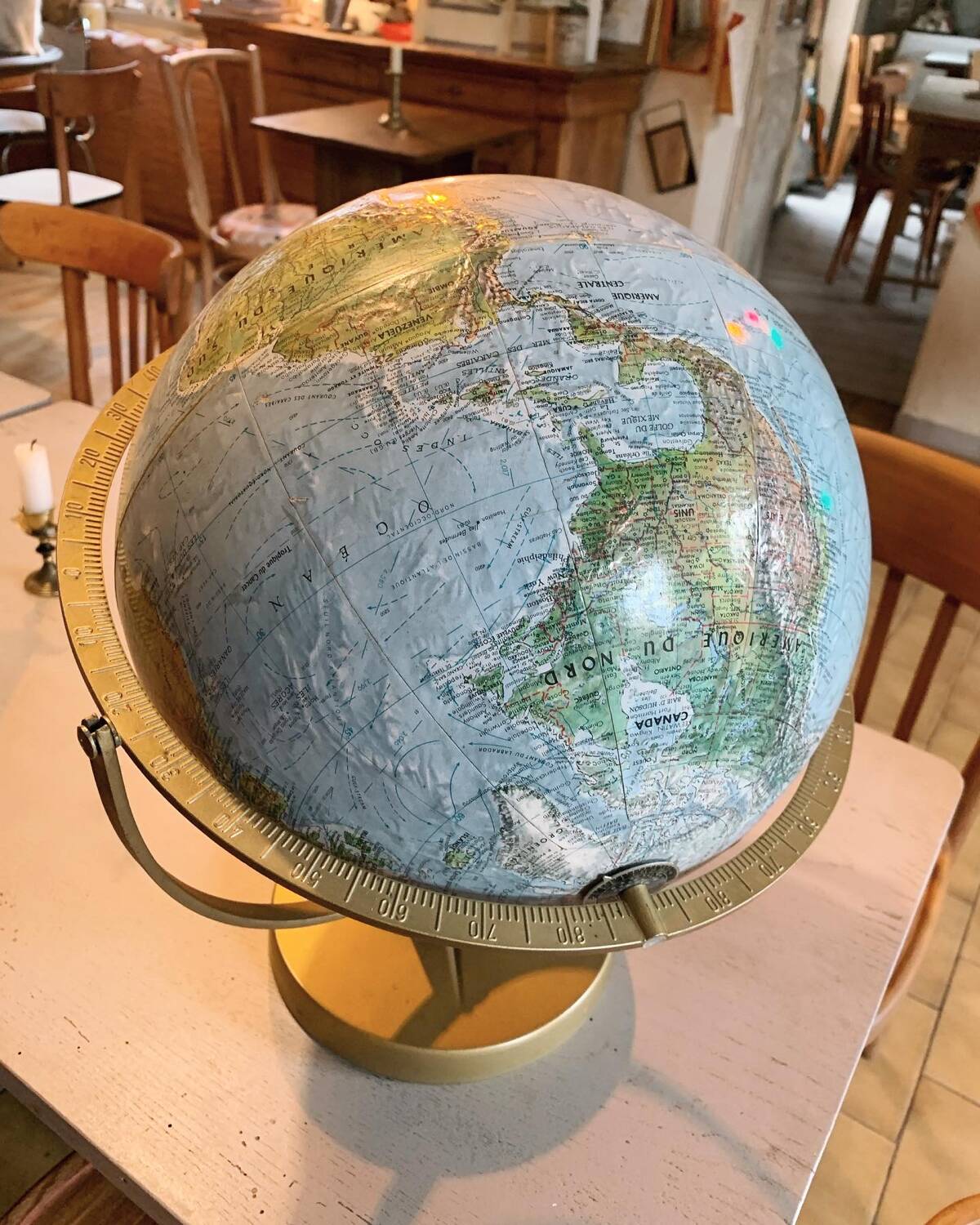 Ancient terrestrial globe