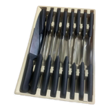 Black knife box 16 pieces