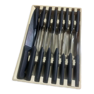 Black knife box 16 pieces