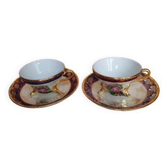 Cup and tea saucer eighteenth century style