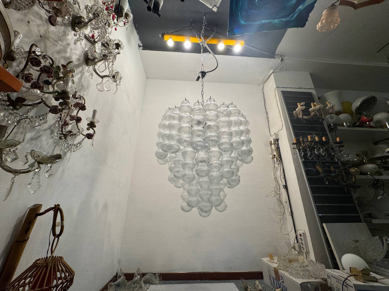 Extra Large Extra Large Murano  Glass Chandelier, 1980s