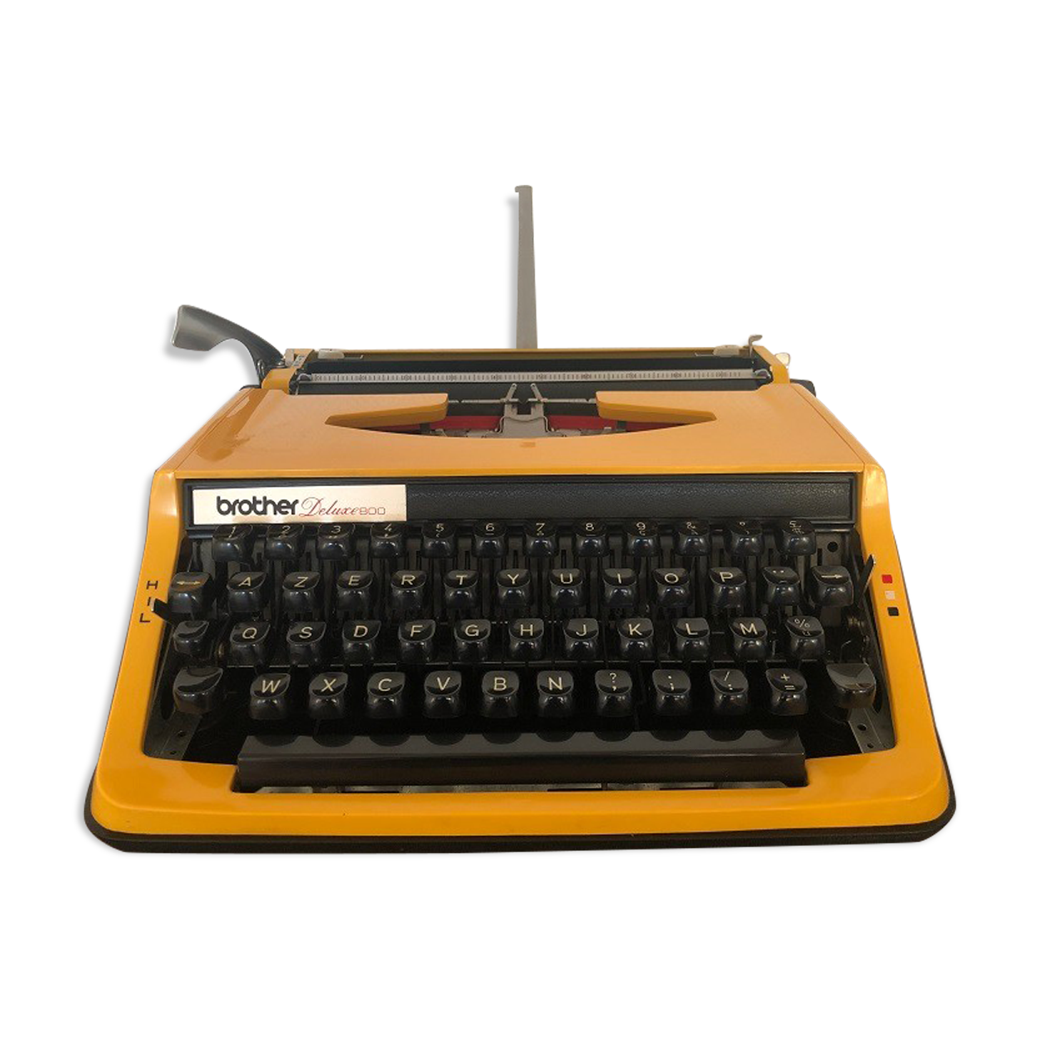 Machine à écrire Brother Deluxe800 vintage 70 + ruban NEUF