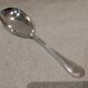 Silver-plated rice serving scoop by Christofle, "Pearls" pattern