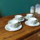 Four cups of Bavarian porcelain